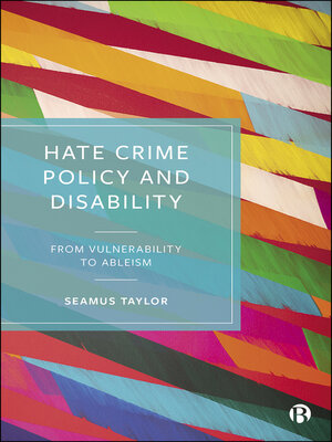 cover image of Hate Crime Policy and Disability